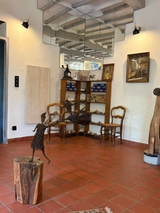 MARCIAC(32) proche: AUTHENTIQUE MOULIN SEIGNEURIAL d'EXCEPTION  des XIV-XVIIIs, caché, avec son bief baignable, 1.5 HECTARE, élégante rénovation, meublé, tennis, RARE