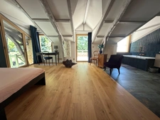 MARCIAC(32) proche: AUTHENTIQUE MOULIN SEIGNEURIAL d'EXCEPTION  des XIV-XVIIIs, caché, avec son bief baignable, 1.5 HECTARE, élégante rénovation, meublé, tennis, RARE