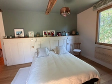 MARCIAC(32) proche: AUTHENTIQUE MOULIN SEIGNEURIAL d'EXCEPTION  des XIV-XVIIIs, caché, avec son bief baignable, 1.5 HECTARE, élégante rénovation, meublé, tennis, RARE
