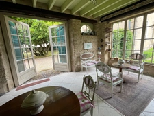 Marciac (32) VERY ELEGANT MANOR HOUSE, requiring no work, with an artist's house or gîte, walled centuries-old park