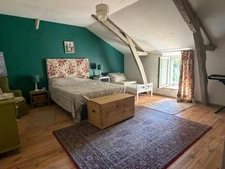 PLAISANCE(32) du Gers: AUTHENTIQUE LONGERE XVIIIs de 240m2, 4chambres, sur jardin paysagé clos de 2.500m2 et piscine hors sol, possibilité de chambres d hotes et/ou petit gîte ou accueil d'un parent,