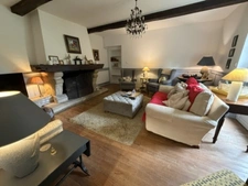 PLAISANCE(32) du Gers: AUTHENTIQUE LONGERE XVIIIs de 240m2, 4chambres, sur jardin paysagé clos de 2.500m2 et piscine hors sol, possibilité de chambres d hotes et/ou petit gîte ou accueil d'un parent,