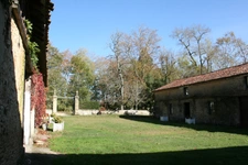 Dpt (32) NOGARO nearby, ELEGANT NOTABLES' HOUSE, economical, from the 19th century, 600M2, centuries-old park, U-shaped outbuildings, 11 ha, no work required, 