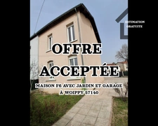 Maison à vendre 6 pièces WOIPPY (57)