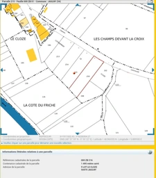 Terrain à vendre 2880m² JAULNY (54)