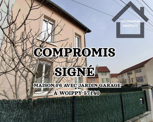 Maison à vendre 6 pièces WOIPPY (57)