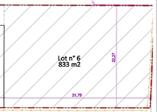 Terrain à vendre 833m² METZERVISSE (57)