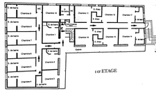 Immeuble ancien hôtel 600 m² + terrain à bâtir 1 909 m² – potentiel division – Denguin