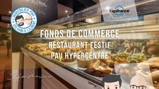 Fonds de commerce à vendre Restaurant festif hyper centre de PAU (64)