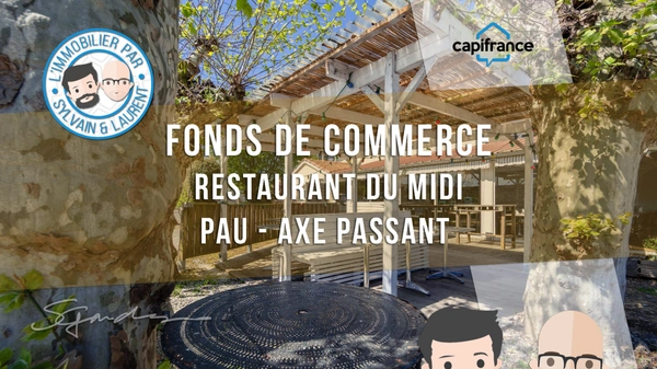 Dpt Pyrénées Atlantiques (64), à vendre PAU Restaurant du midi