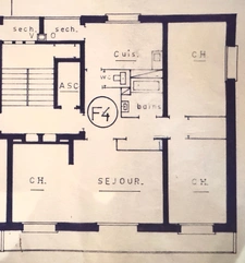 Appartement T4 sans vis-à-vis avec vue Rhône – Berges du Rhône Lyon 7e - 71 m² 