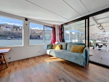 Péniche habitation - 5 chambres - 180 m² - Confluence - RP ou Locatif