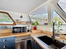 Péniche habitation - île de la Barthelasse - Avignon