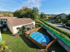 Maison récente de plain-pied et 100 m², 3 chambres, climatisation, piscine - Saint Uze