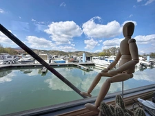 Magnifique péniche habitation 190 m² - LES ROCHES DE CONDRIEU (38)