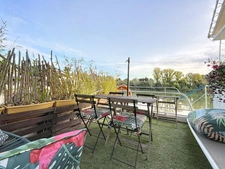 Péniche habitation - île de la Barthelasse - Avignon