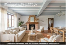 MAISON DE CHARME EN PIERRE 174 M2 AVEC PARC DE 4697 M2 PROCHE VIRAZEIL