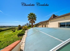 Domaine de caractère de 346m² aux portes de Marmande – Piscine, lac et 2 hectares