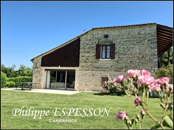 MAISON de CHARME – 207 m² – Parc de 8 840 m² – CAMPAGNE DE MARMANDE