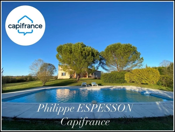MAISON COMTEMPORAINE SUR TERRAIN DE 9430M2 AVEC PISCINE SAINT PARDOUX ISAAC
