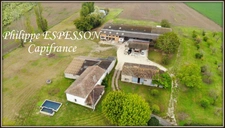 LEVIGNAC STONE FARMHOUSE FROM GUYENNE (47)