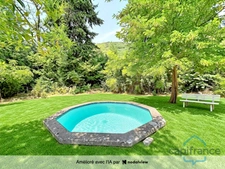 House for sale with 1 four-room apartment (80 m2) + 2 two-room apartments (36 m2) in SAINT JEAN DU GARD (30), land approximately 10719 m2