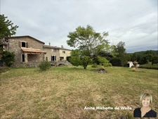 Maison bourgeoise mitoyenne à vendre 9 pièces COLOGNAC (30) terrain env. 1600m2