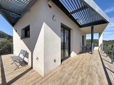 À vendre : maison  de 105 m² avec vue imprenable sur la vallée d'Anduze , terrain env.1096m2