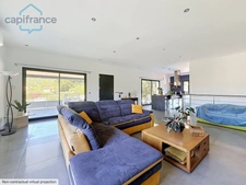 BRANOUX LES TAILLADES (30) For sale: 4-bedroom house of 125 m² on a 1029 m² plot with breathtaking views