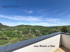 À vendre : maison  de 105 m² avec vue imprenable sur la vallée d'Anduze , terrain env.1096m2
