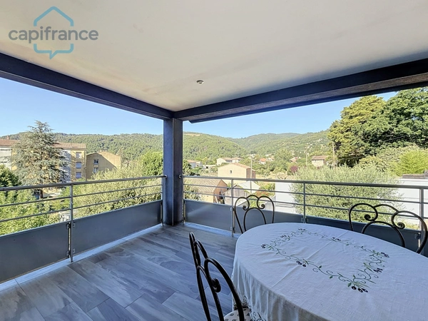 BRANOUX LES TAILLADES (30)À vendre : Maison T4  de 125 m² sur terrain de 1029 m² avec vue imprenable