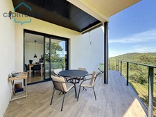À vendre : maison  de 105 m² avec vue imprenable sur la vallée d'Anduze , terrain env.1096m2