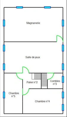 Propriété à vendre 11 pièces /Anduze (30) authentique Mas Cévenol sur terrain 2615 m2