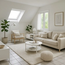 Maison à vendre 110m² habitables, 4 chambres, jardin 1000m², garage, BENOUVILLE (14)