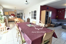 HONDSCHOOTE – Maison individuelle, 5 pièces, 3 chambres, 1 bureau, garage et jardin SUD