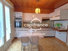 LEFFRINCKOUCKE - Maison semi mitoyenne, 4 pièces, 3 chambres, garage, jardin SUD