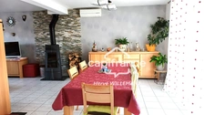 HONDSCHOOTE – Maison individuelle, 5 pièces, 3 chambres, 1 bureau, garage et jardin SUD