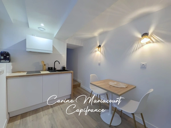 STUDIO MEUBLÉ 32 M² – ENTIÈREMENT RÉNOVÉ – CENTRE DE SAINT-MAIXENT-L’ÉCOLE