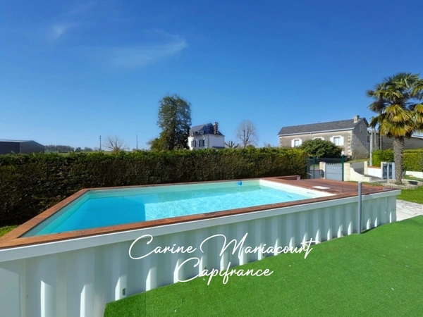 🔥 Maison familiale 4 chambres avec piscine, grand terrain clos et sous-sol complet – Proche Saint-Maixent-l’École 🔥