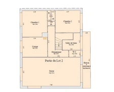 Appartement Duplex T3 avec terrasse, grand jardin privatif 100 m² et garage – petite copropriété sans charges