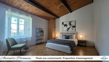 à vendre Maison de ville en pierre 2 chambres Centre historique de MARSILLY (17)