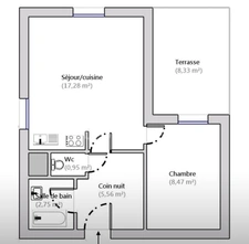 Appartement à vendre 2 pièces SAINT RAPHAEL (83), 2 piscines, golf, gardien, snack, aire de jeux pour enfants !!