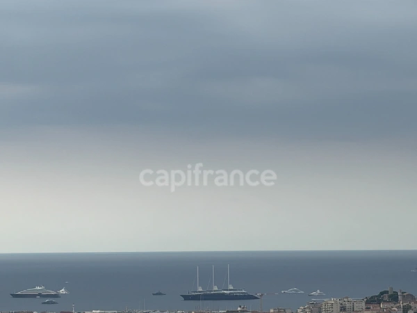 Appartement à vendre 4 pièces Cannes (06),penthouse avec vue mer panoramique, cave, possibilité 4 garages !