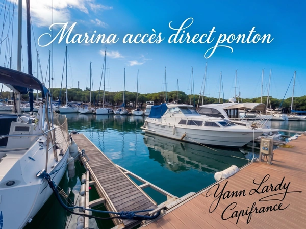 ⚓ RARE & PRIVILÉGIÉ : VÉRITABLE MARINA AVEC ANNEAU D’AMARRAGE PRIVATIF AU PIED DU BIEN – PROCHE CENTRE-PORT ⚓