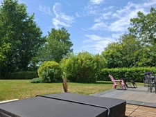 Maison individuelle sous sol 2007, secteur Le Mele Sur Sarthe 61, 4 chambres, 2sdb, 2wc, jardin arboré sans vis à vis, jaccuzzi, entre ALENCON et Mortagne au Perche