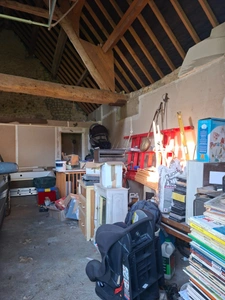 Maison en pierre brute à rénover, fond impasse, au calme Nord Sarthe proche Mamers, à 20min d'Alençon, accès rapide péage accès LE MANS  35 min