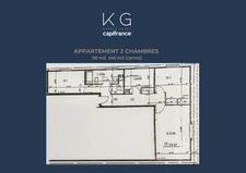EXCLUSIVITE, proche Deauville, à Tourgéville, plage et commerces à pieds appartement 2 chambres de 58 m² à vendre