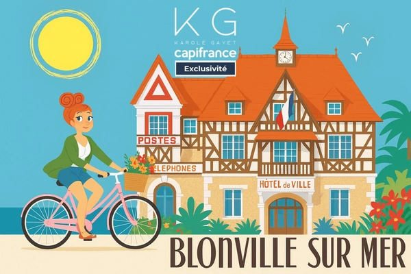 Blonville-sur-Mer, belle maison familiale à vendre, dans un cadre de vie privilégié entre mer et nature