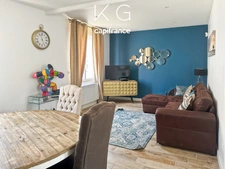 EXCLUSIVITE Deauville, proche place Morny quartier hippodrome, belle maison de ville à vendre avec 3 chambres, location. saisonnière