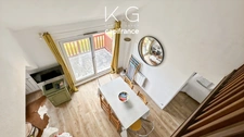 EXCLUSIVITE, à Tourgeville proche plage bel appartement en duplex 48 m2 à vendre 2 chambres, balcon et parking